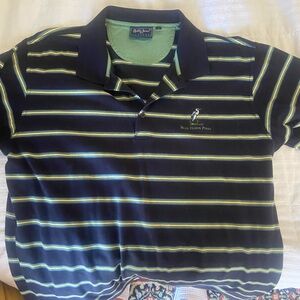 Bobby Jones collection short sleeve Blue Heron Pines. Golf polo